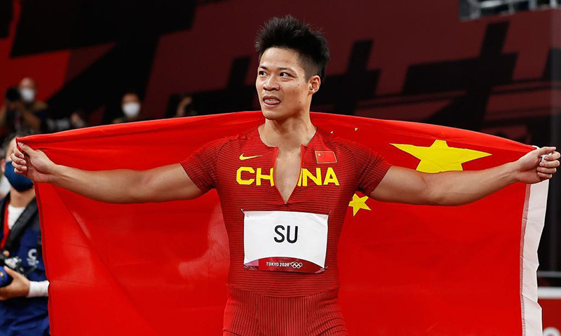 Тарихи сәт! Су Бинтиан Токио олимпиадасының Ерлер арасындағы 100 метрлік финалына жолдама алды