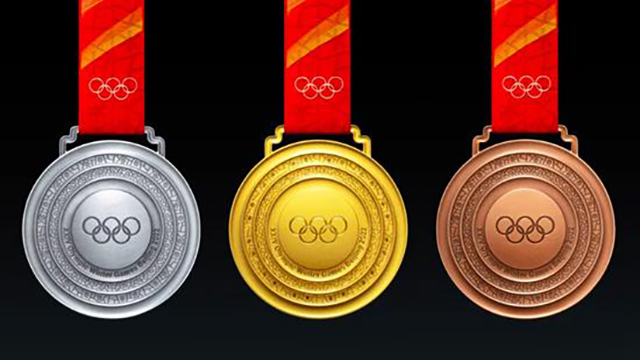 Олимпиада медальдары (беткі жағы)