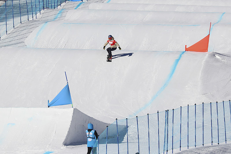 Бейжің қысқы Олимпиадасының Чжанцзякоу жарыс аймағындағы алғашқы халықаралық сынақ  матчына дайындық