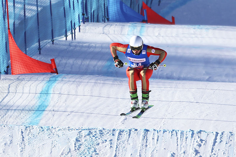 Бейжің қысқы Олимпиадасының Чжанцзякоу жарыс аймағындағы алғашқы халықаралық сынақ  матчына дайындық