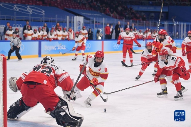 Бейжің қысқы Олимпиадасының әйелдер арасындағы шайбалы хоккейден топтық кезеңінде: Қытай құрамасы Дания құрамасын жеңіп шықты