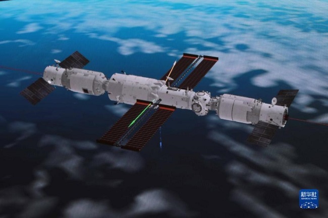 «Тяньчжоу-4» ғарыш жүк кемесі Қытай ғарыш станциясымен түйісті