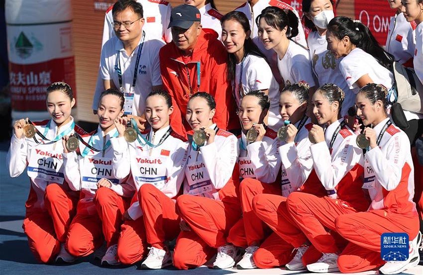 Жүзуден әлем чемпионаты: Қытай командасы ұжымдық синхронды жүзу чемпионатында жеңіске жетті