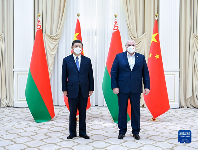 Си Цзиньпин Беларусь Президенті Александр Лукашенкомен кездесті