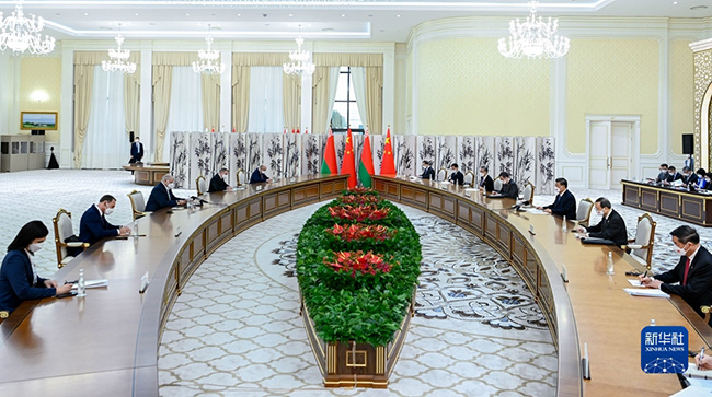 Си Цзиньпин Беларусь Президенті Александр Лукашенкомен кездесті