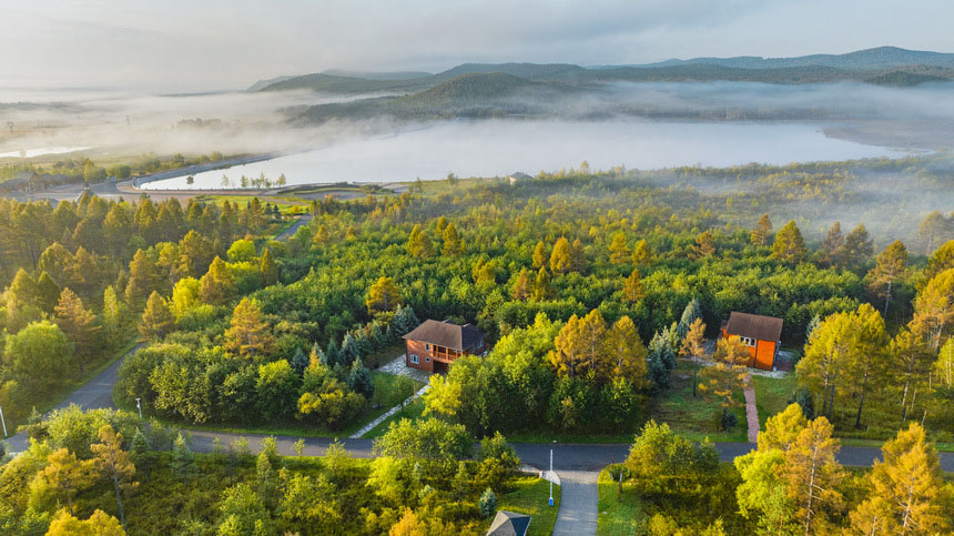 Хэйлунцзяндағы Дасинъаньлин орман аймағы күздің ең әдемі мезгіліне еңді