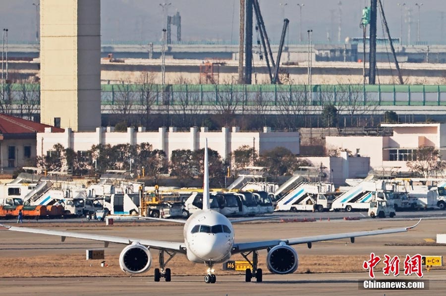 Әлемдегі алғашқы отандық ішкі лайнер  C919 қоян жылғы алғашқы рейсін жасады