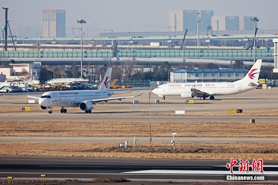 Әлемдегі алғашқы отандық ішкі лайнер  C919 қоян жылғы алғашқы рейсін жасады