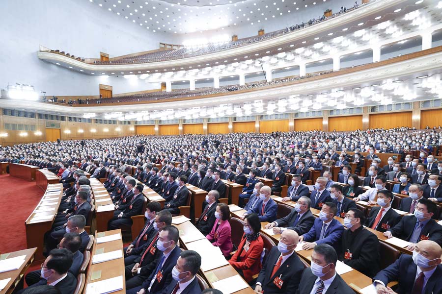 Қытай халықтық саяси консультативтік кеңесі 14-інші мемлекеттік комитетінің бірінші сессиясы жабылды