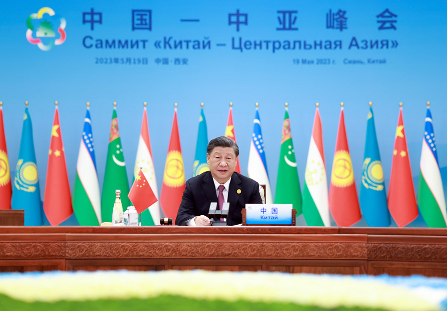 Си Цзиньпин Бірінші «Қытай-Орталық Азия» Саммитіне төрағалық етті және бағдарламалық сөз сөйледі
