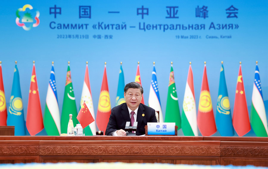 Си Цзиньпин Бірінші «Қытай-Орталық Азия» Саммитіне төрағалық етті және бағдарламалық сөз сөйледі