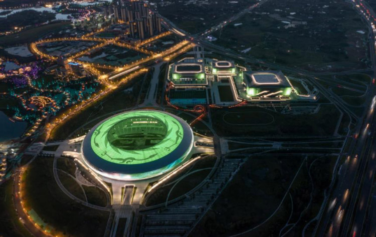 Чэнду Универсиадасының басты стадионы-Донань көлінің спорт паркі