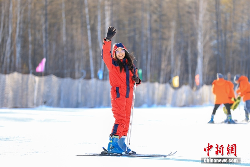 Қытайдың қиыр солтүстігіндегі тау шаңғысы курорты 2023 жылғы алғашқы шаңғы маусымын ашты