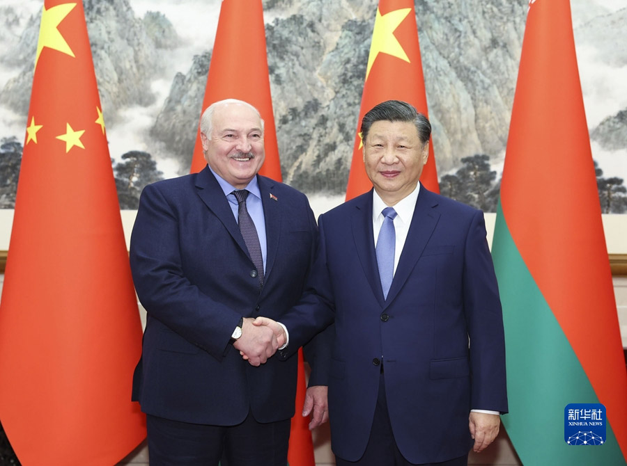 Си Цзиньпин Беларусь Президенті А.Лукашенкомен кездесті