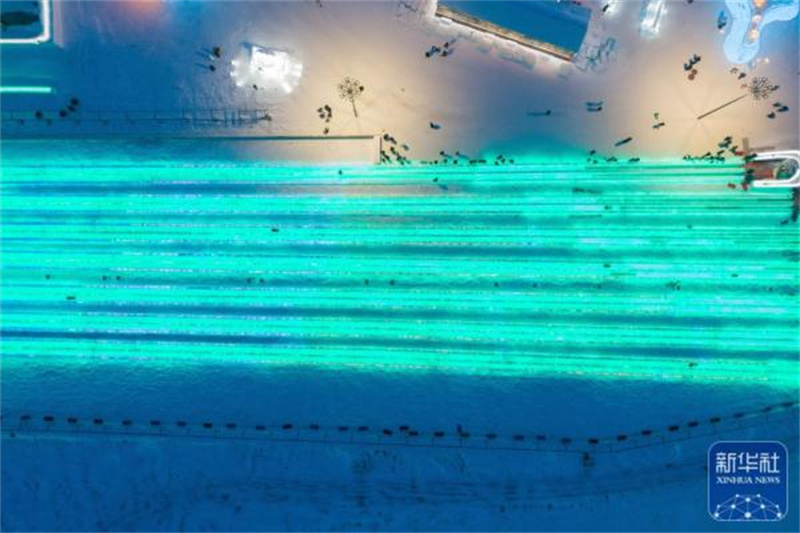 Харбиньдегі 521 метрлік супер мұз сырғанағы қонақтарды қызықтырды