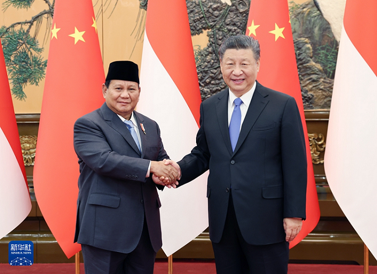 Си Цзиньпин Индонезияның жаңа Президенті Прабово Субиантомен келіссөздер жүргізді