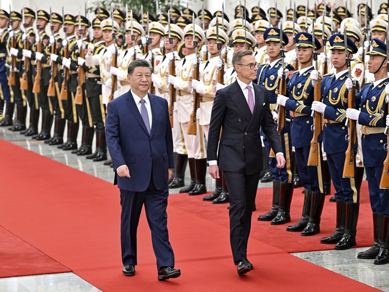 Си Цзиньпин Финляндия Президенті А.Стуббпен келіссөздер жүргізді