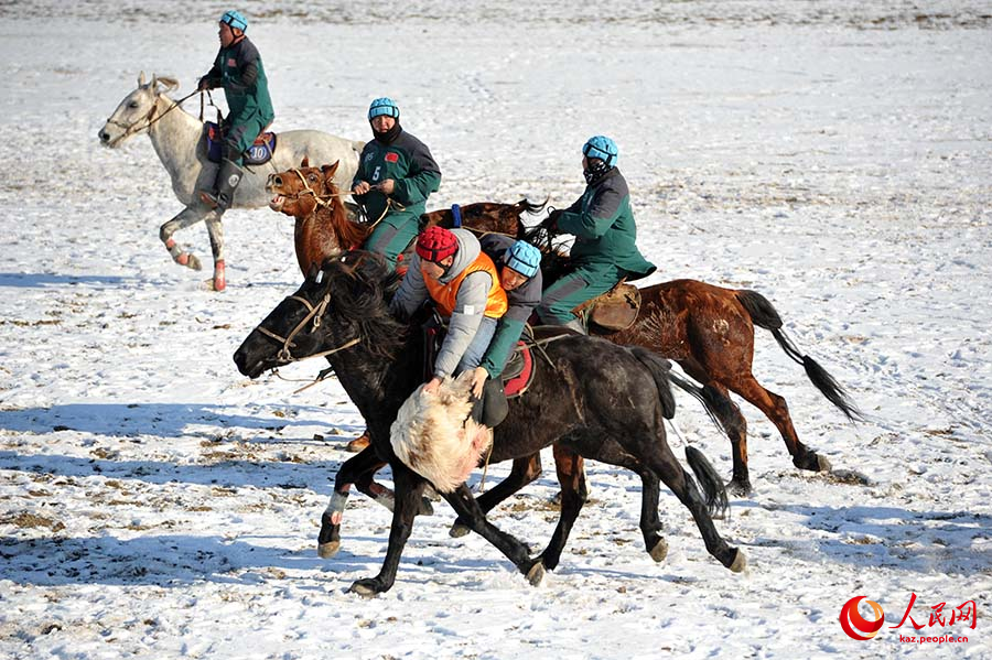 Іле жылқысының көкпарға бейімділік сынағы бойынша жарыс өтті