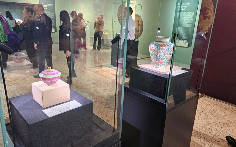 ҚР Ұлттық музейінде Қытайдың ежелгі қолөнер жауһарлары көрмесі ашылды