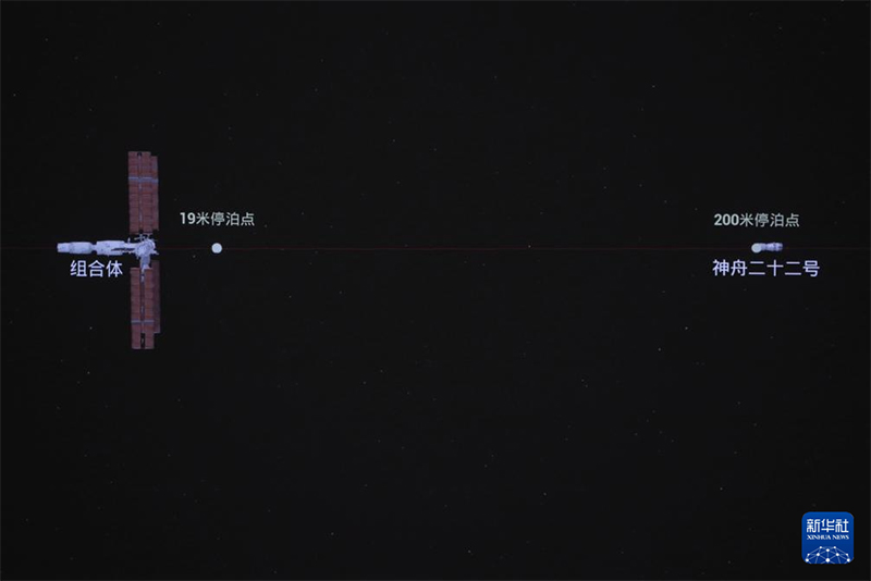 Шэньчжоу-22 ғарыш кемесі мен ғарыш станциясы автономды түрде жылдам түйісті