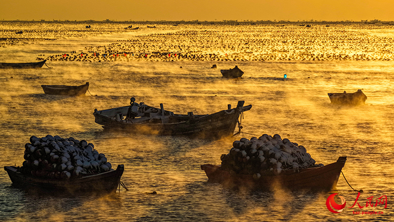 Шаньдун өлкесі Жунчэн қаласы Айлунь шығанағындағы «теңіз тұманы» құбылысы