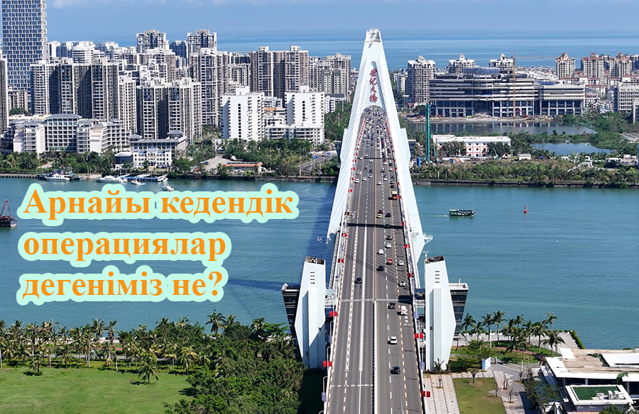 Хайнань еркін сауда портындағы бүкіл арал бойынша арнайы кедендік операция дегеніміз не?