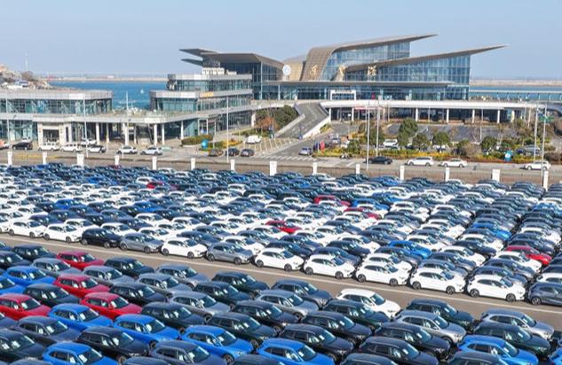 Ляньюньган портында жаңа энергетикалық көліктердің экспорты айтарлықтай өсті