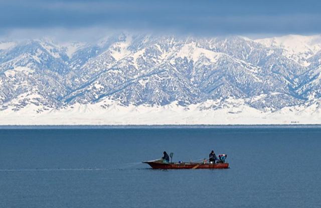 Қыстағы Сайрам көлі