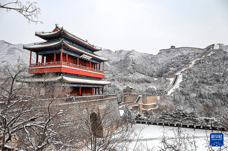 Қар басқан Цзюйюнгуань Ұлы Қытай қорғаны
