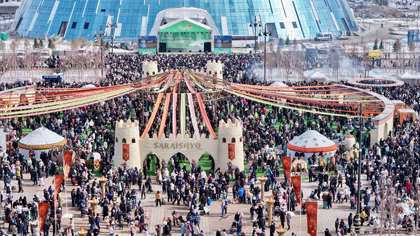 Қазақстанның Астана қаласында Наурыз мейрамына арналған ауқымды іс-шаралар өтуде