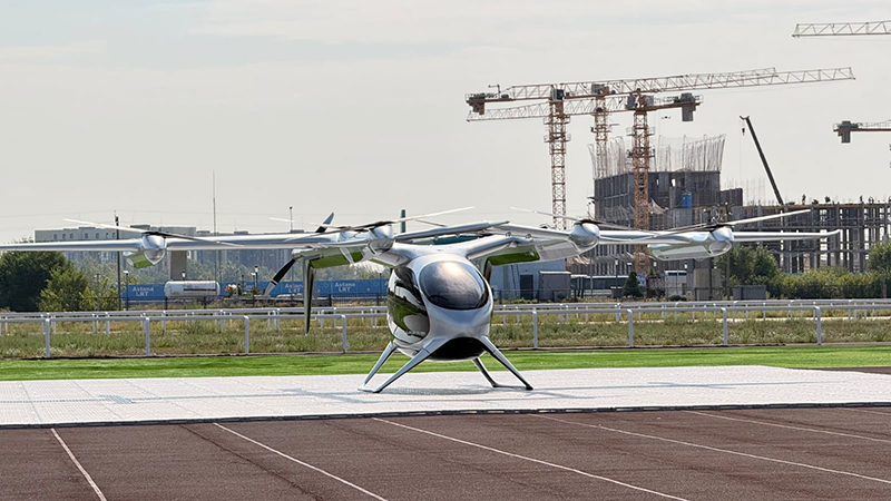 Қытайлық eVTOL Астанада алғашқы ұшуын орындады